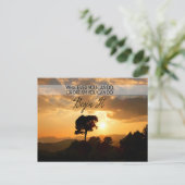 Goethe Inspirerend Quote "Begin het" Briefkaart (Staand voorkant)