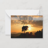 Goethe Inspirerend Quote "Begin het" Notitiekaartje (Voorkant)