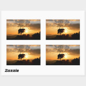Goethe Inspirerend Quote "Begin het" Rechthoekige Sticker (Vel)