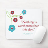 Goethe Quote Inspirerend Mousepad Muismat (Met muis)