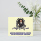 Goethe Quote on Freedom and Delusion Briefkaart (Staand voorkant)