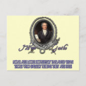 Goethe Quote on Freedom and Delusion Briefkaart (Voorkant)