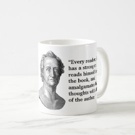 Goethe quote op lezers koffiemok