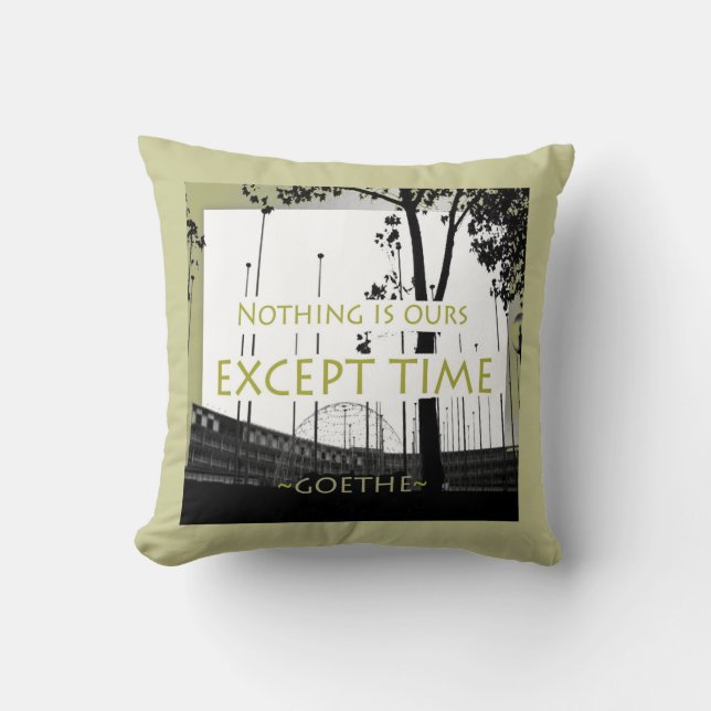 Goethe Quote Pillow Kussen (Voorkant)