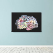 Goethite toont irdescentie canvas afdruk (Insitu (Houten vloer))