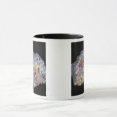 Goethite toont irdescentie mok (Midden)