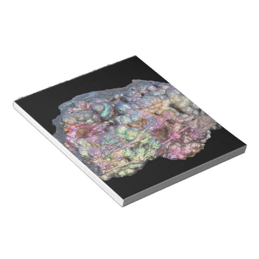 Goethite toont irdescentie notitieblok (Schuin)