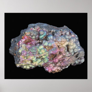 Goethite toont irdescentie poster