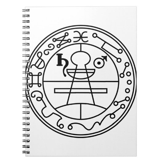Goetia_seal_of_solomon Notitieboek (Voorkant)