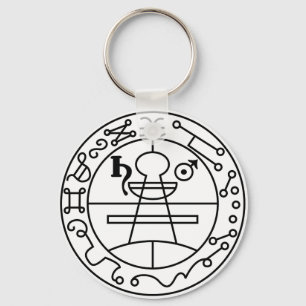 Goetia Seal of Solomon Sleutelhanger