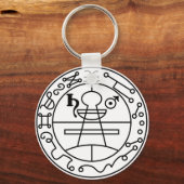 Goetia Seal of Solomon Sleutelhanger (Voorkant)
