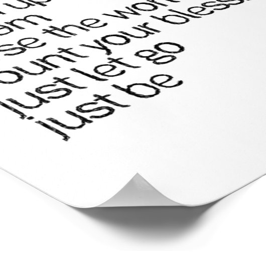 Gof for Long Walks Poster (Hoek)