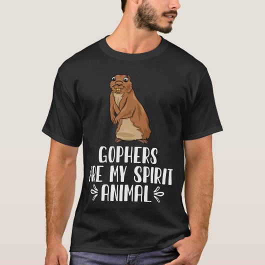 Gofers zijn mijn dierlijk t-shirt (Voorkant)