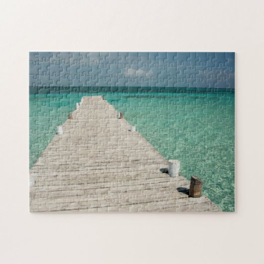 Goff Caye, een populair Barrier Reef-eiland Legpuzzel (Horizontaal)