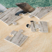 Goff Caye, een populair Barrier Reef Island Legpuzzel (Zijkant)