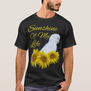 Goffins Cockato Parrot Sunshine Sunflower T-shirt