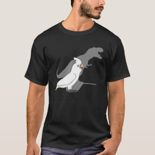 Goffin's Cockatoo T-rex schaduw, Birb memes Dinosa T-shirt