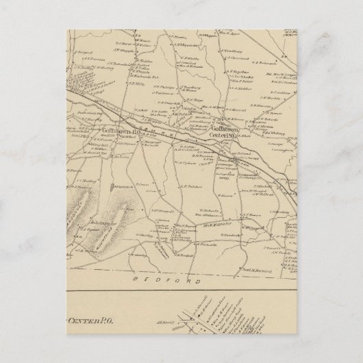 Goffstown, Hillsborough Co Briefkaart (Voorkant)