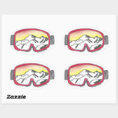 Goggle Reflectie Sticker (Vel)