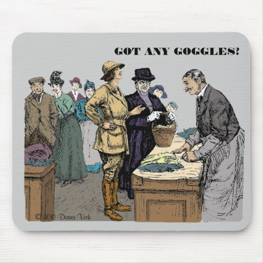 Goggles Mousepad Muismat (Voorkant)