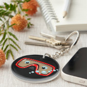 Goggles Personalized Sleutelhanger (Voorkant Rechts)