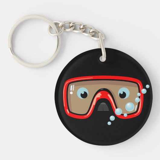 Goggles Personalized Sleutelhanger (Voorkant)