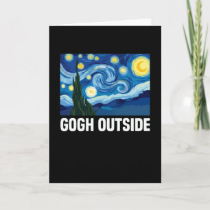 Gogh Buitenliefhebber Natuur Inspirerend Sterrenna Kaart