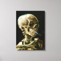 Gogh Head of a Skeleton met een Burning Cigarette