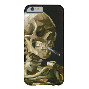 Gogh Head of a Skeleton met een Burning Cigarette Barely There iPhone 6 Hoesje