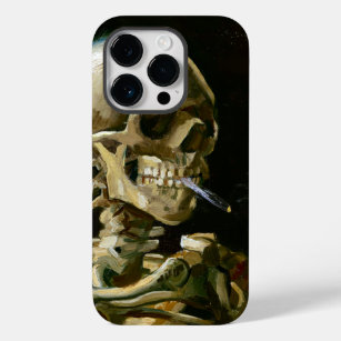 Gogh Head of a Skeleton met een Burning Cigarette Case-Mate iPhone 14 Pro Hoesje