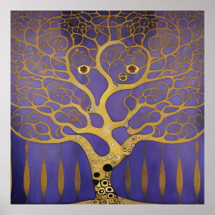 Gogh, Impressionisme kunst, Gustav Klimt, Klimt ku Poster