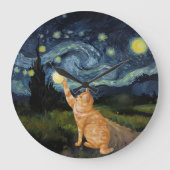Gogh Kat Sterrennacht Grote Klok (Voorkant)