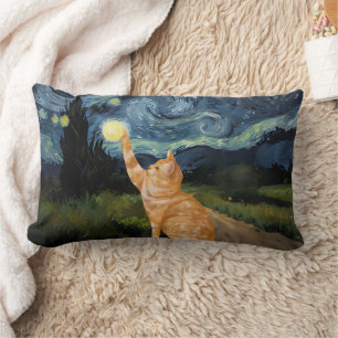Gogh Kat Sterrennacht Kussen
