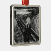 Gogh Mental Remake: De vertoning van Edvard Munch Metalen Ornament (Rechts)