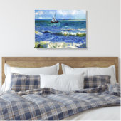Gogh Seascape near Les Saintes-Maries-de-la-Mer Canvas Afdruk (Insitu (Slaapkamer))