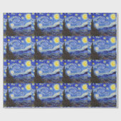 Gogh , “Starry Night” Cadeaupapier (Vlak)