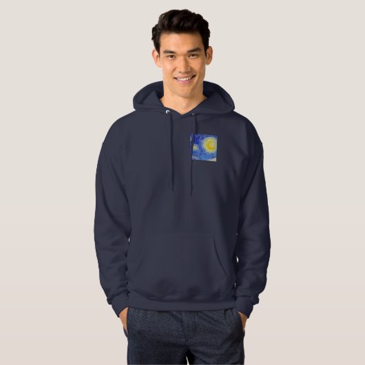 Gogh , “Starry Night” Hoodie (Voorkant volledig)