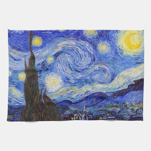 Gogh , “Starry Night” Theedoek (Horizontaal)