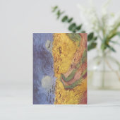 Gogh, Vincent van Getreidefeld mit den Raben 1890  Briefkaart (Staand voorkant)