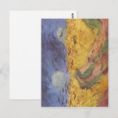 Gogh, Vincent van Getreidefeld mit den Raben 1890  Briefkaart (Voorkant / Achterkant)