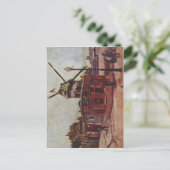 Gogh, Vincent van Le Moulin de La Galette 1886 Tec Briefkaart (Staand voorkant)