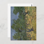 Gogh, Vincent van Olivenhain 1889 Technique ?l auf Briefkaart (Voorkant / Achterkant)
