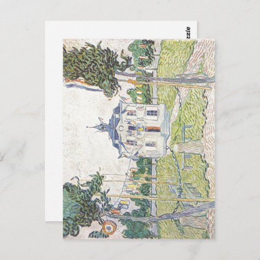 Gogh, Vincent Willem van Das Gemeindehaus in Auver Briefkaart (Voorkant / Achterkant)