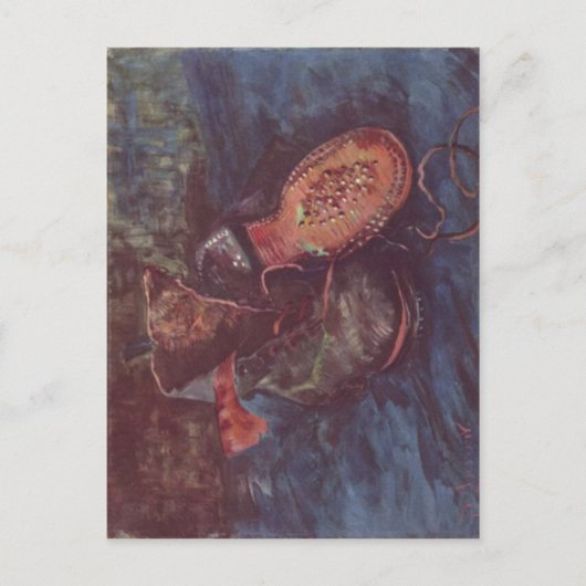 Gogh, Vincent Willem van Stilleben, Ein Paar Schuh Briefkaart (Voorkant)