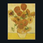 Gogh, Vincent Willem van Stilleben mit Sonnenblume Briefkaart<br><div class="desc">Vincent Willem van Stilleben mit Sonnenblumen 1888 Technique?l auf Leinwand 93 ? 73 cm huidige locatie National Gallery London The Yorck Project: 10.000 Meisterwerke der Malerei. Toestemming Vincent van Gogh Vincent Willem van Gogh 1853-03-30 1890-07-29 Zundert, Nederland Groot-Zundert bei Breda, NL Auvers-sur-Oise (bij Parijs, Frankrijk) Auvers-sur-Oise bei Paris app. 1880...</div>
