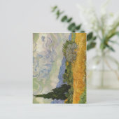 Gogh, Vincent Willem van Weizenfeld mit Zypressen  Briefkaart (Staand voorkant)