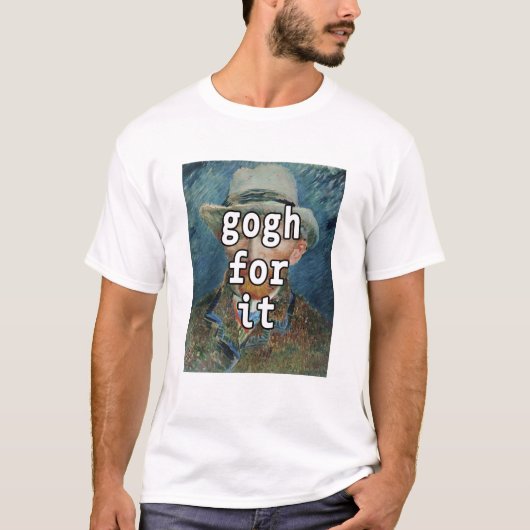 Gogh voor het grappige Vincent van Gogh Meme T-shirt (Voorkant)