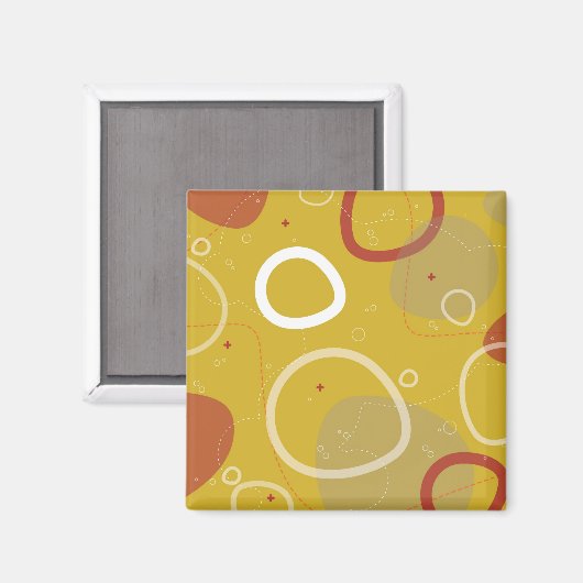 Gogo #1 Abstracte magneet (Voorkant / Achterkant)