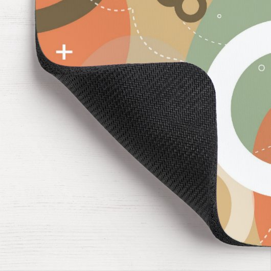 Gogo 4 Abstracte Mousepad Muismat (Hoek)