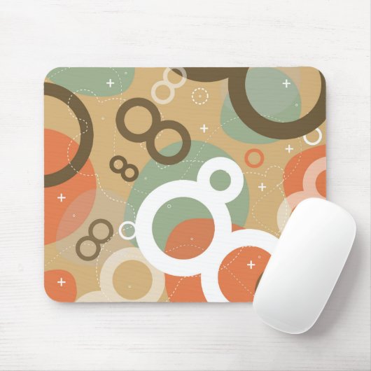 Gogo 4 Abstracte Mousepad Muismat (Met muis)